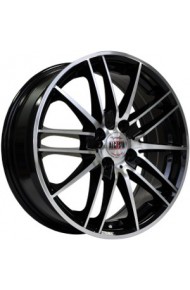 ALCASTA M16 6.5X16 5X110 ET37 DIA65.1 bkf (  Cadillac BLS 2.0 (2006-0)  (Гайка 12*1,5), Cadillac Catera 3.0i (1996-2001)  (Гайка M12x1.5), Chevrolet HHR 2.2 (2006-0)  (Гайка 12*1,5), Chevrolet HHR 2.4 (2006-0)  (Гайка 12*1,5), Chevrolet Malibu 2.2 (2004-2