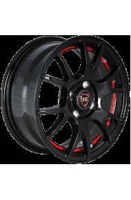 NZ F-11 7X17 5X105 ET42 DIA56.6 bkrsi (  Buick Verano 1.5T (2015-2016)  (Гайка M12x1.5), Chevrolet Cruze (J300) 1.6 i (2009-0)  (Гайка 12*1,5), Chevrolet Cruze (J300) 1.8 i (2009-0)  (Гайка 12*1,5), Chevrolet Cruze (J300) 1.4T (2012-0)  (Гайка 12*1,5), Ch