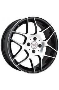 NZ F-32 6X15 4X100 ET48 DIA54.1 bkf (  Hyundai Getz 1.6i (2002-0)  (Гайка 12*1,5), Hyundai Solaris Gamma 1.4 (2010-0)  (Гайка 12*1,5), Hyundai Solaris Gamma 1.6 (2010-0)  (Гайка 12*1,5), Jac Iev iEV (2015-2015)  (Гайка M12x1.25), Jac J3 1.3i (2013-2016)  