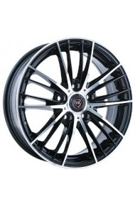NZ F-33 6X15 4X100 ET50 DIA60.1 bkf (  Lada Ларгус 1.4i (2011-0)  (Болт 12*1.5), Lada Ларгус 1.6i (2011-0)  (Болт 12*1.5), Nissan Almera 1.6i (2013-0)  (Болт 12*1,5), Nissan Micra 1.0i (2003-2010)  (Болт 12*1,5), Nissan Micra 1.2i (2003-2010)  (Болт 12*1,