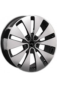 REPLICA ki65 6.5X16 5X114.3 ET45 DIA67.1 bkf (Acura CL 2001-2003, Ford Escape 2008-, Ford Maverick 2005-2007, Ford Probe 1993-1998, Hyundai Coupe 2006-2007, Hyundai i30 2008-2012,  2013-, Hyundai ix35 2010-2013, Hyundai Santa Fe 2001-2005,  2001-2012, Hyu
