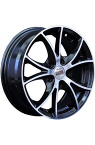 ALCASTA M07 6X15 4X100 ET48 DIA54.1 bkf (  Hyundai Getz 1.6i (2002-0)  (Гайка 12*1,5), Hyundai Solaris Gamma 1.4 (2010-0)  (Гайка 12*1,5), Hyundai Solaris Gamma 1.6 (2010-0)  (Гайка 12*1,5), Jac Iev iEV (2015-2015)  (Гайка M12x1.25), Jac J3 1.3i (2013-201