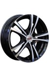 ALCASTA M05 6.5X16 5X100 ET48 DIA56.1 bkf (  Subaru Baja 2.5 Sport (2002-2007)  (Гайка 12*1,25), Subaru Baja 2.5 Turbo (2002-2007)  (Гайка 12*1,25), Subaru Forester 2.5 (1997-2001)  (Гайка 12*1,25), Subaru Forester 2.0i S-Turbo (1998-2001)  (Гайка 12*1,25