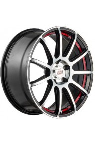 ALCASTA M25 8X18 5X105 ET45 DIA56.6 bkfrsi (  Chevrolet Cruze (J300) 1.6 i (2009-0)  (Гайка 12*1,5), Chevrolet Cruze (J300) 1.8 i (2009-0)  (Гайка 12*1,5), Chevrolet Cruze (J300) 1.4T (2012-0)  (Гайка 12*1,5), Chevrolet Sonic 1.4 Turbo (2011-2015)  (Гайка