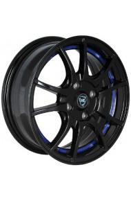 NZ F-43 6.5X16 5X114.3 ET50 DIA66.1 bkrsi (  Dacia Duster 1.5 dCi (2010-2016)  (Гайка M12x1.5), Dacia Duster 1.6i (2011-2016)  (Гайка M12x1.5), Dacia Duster 1.2 TCe (2013-2016)  (Гайка M12x1.5), Nissan Teana 2.0i (2005-2007)  (Гайка 12*1,25), Nissan Teana