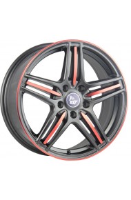 YST X-7 6X15 4X100 ET50 DIA60.1 mb+r (  Lada Ларгус 1.4i (2011-0)  (Болт 12*1.5), Lada Ларгус 1.6i (2011-0)  (Болт 12*1.5), Nissan Almera 1.6i (2013-0)  (Болт 12*1,5), Nissan Micra 1.0i (2003-2010)  (Болт 12*1,5), Nissan Micra 1.2i (2003-2010)  (Болт 12*1