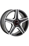 REPLICA mr75 8X17 5X112 ET48 DIA66.6 bkf (Audi A4 (8K2, B8) 2008-, Mercedes A-Class (W176) 2012-, Mercedes B-Class (W245) 2005-2011, Mercedes B-Class (W246) 2012-, Mercedes C-Class (W204, S204) 2007-2011,  2007-2014,  2012-2014, Mercedes C-Class (W205) 20